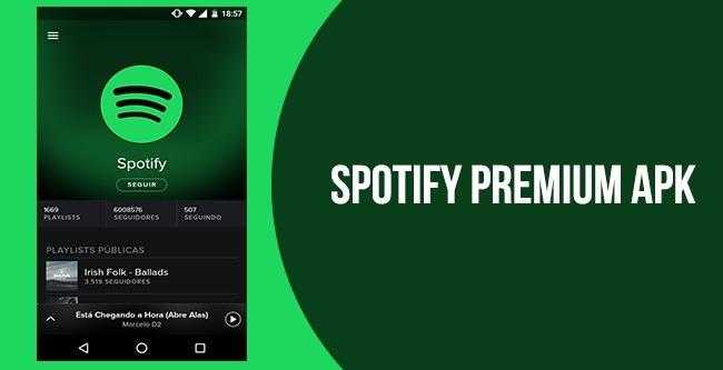 Spotify premium apk maio 2018 em
